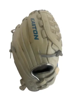 Used Easton GHOST NX RH Throw Fastpitch Gloves White 12 1/2"