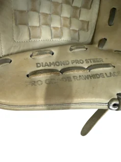 Used Easton GHOST NX RH Throw Fastpitch Gloves White 12 1/2