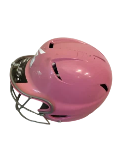 Used Easton HELMET Batting Helmet w/Mask Pink LG