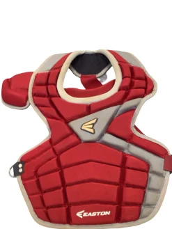 Used Easton M10 CHEST PROTECTOR Catchers Chest Protector Red Youth
