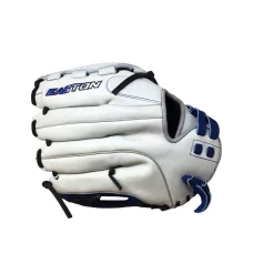 Used Easton PRO COLLECTION PCFP125-3WR RH Throw Fastpitch Gloves White 12 1/2