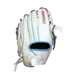 Used Easton PRO COLLECTION PCFP130-6WG RH Throw Fastpitch Gloves White 13
