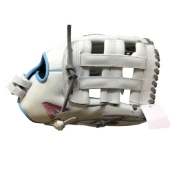 Used Easton PRO COLLECTION PCFP130-6WG RH Throw Fastpitch Gloves White 13