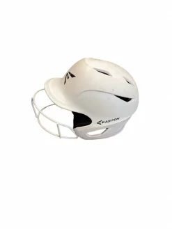 Used Easton PROWESS Batting Helmet w/Mask White MD