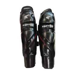 Used Easton 65S Intermediate Shin Guards Black 13"