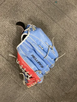 Used Easton STARS AND STRIPES BB/SB Glove RH Throw Royal Blue 11 1/2"