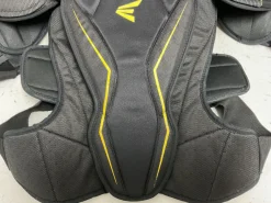 Used Easton STEALTH 75S Senior Shoulder Pads Black And Yellow LG