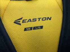 Used Easton STEALTH 75S Senior Shoulder Pads Black And Yellow LG