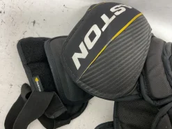 Used Easton STEALTH 75S Senior Shoulder Pads Black And Yellow LG