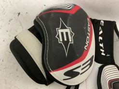 Used Easton STEALTH S3 Senior Shoulder Pads White/Black/Red MD