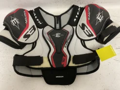 Used Easton STEALTH S3 Senior Shoulder Pads White/Black/Red MD