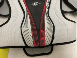 Used Easton STEALTH S3 Senior Shoulder Pads White/Black/Red MD