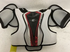 Used Easton STEALTH S3 Senior Shoulder Pads White/Black/Red MD