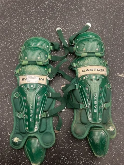 Used Easton SURGE Catchers Leg Guards Green Youth