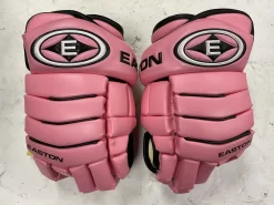 Used Easton SYNERGY 500 Junior Gloves Pink 11"
