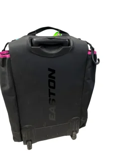 Used Easton THE VOYAGER Wheeled Baseball & Softball Bag Aqua And Pink