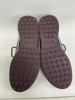 Used Ecco Mens Golf Shoes Black Senior 10.5