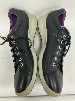 Used Ecco Mens Golf Shoes Black Senior 10.5