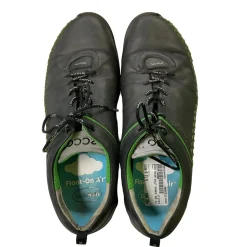 Used Ecco Mens Golf Shoes Black Senior 11.5