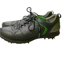 Used Ecco Mens Golf Shoes Black Senior 11.5