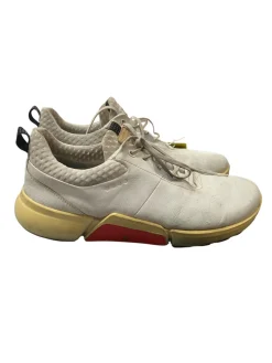 Used Ecco Mens Golf Shoes White Senior 10.5