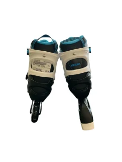 Used ECOO ROLLER BLADES Child Roller Quad Skates Royal Blue Adjustable