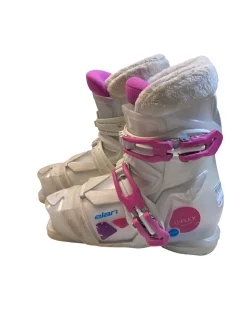 Used Elan BLOOM Womens DH Ski Boot White 220 MP - J04 - W05
