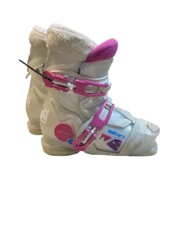 Used Elan BLOOM Womens DH Ski Boot White 220 MP - J04 - W05