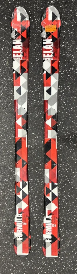 Used Elan FORMULA Boys Skis Only Red 130 cm
