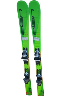 Used Elan JETT 120 Boys DH Ski/Binding Green 120 cm