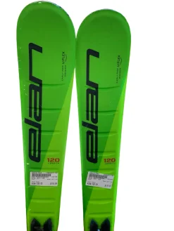 Used Elan JETT 120 Boys DH Ski/Binding Green 120 cm