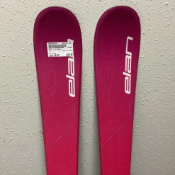 Used Elan LIL MAGIC Girls DH Ski/Binding Pink 130 cm