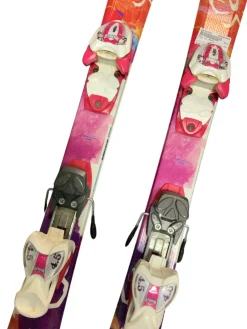 Used Elan LIL MAGIC Girls DH Ski/Binding Pink 110 cm