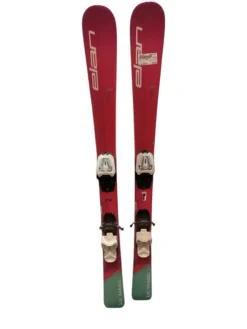 Used Elan LIL MAGIC Girls DH Ski/Binding Pink 120 cm