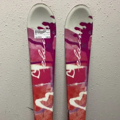 Used Elan LIL MAGIC Girls DH Ski/Binding Purple 140 cm