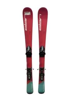 Used Elan LIL MAGIC Girls DH Ski/Binding Pink 110 cm