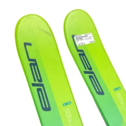 Used Elan PINBALL Boys DH Ski/Binding Green 130 cm
