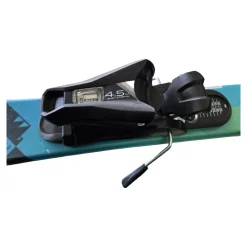 Used Elan PINBALL YTH SKIS 90CM 4.5 BINDINGS Boys DH Ski/Binding Kelly green 90 cm