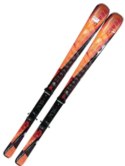 Used Elan WAVEFLEX Mens DH Ski/Binding Orange 176 cm
