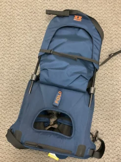 Used E3 MINIMEIS BABY CARRIER External Frame Backpack Navy Blue