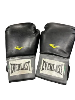Used Everlast Boxing Gloves Black Senior