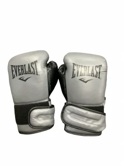 Used Everlast Boxing Gloves Grey Senior