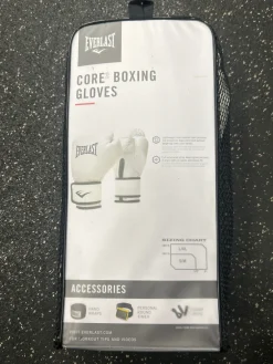 Used Everlast CORE2 Boxing Gloves White S/M