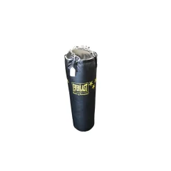 Used Everlast HEAVY BAG Boxing Heavy Bag Black 75 lb