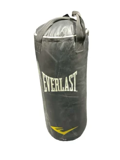 Used Everlast HEAVY BAG Boxing Heavy Bag Black 40 lb