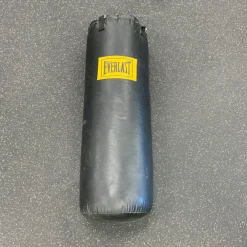 Used Everlast 60 LB BAG Boxing Heavy Bag Black 60 lb