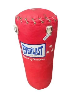 Used Everlast 70 LB BAG Boxing Heavy Bag Red 70 lb