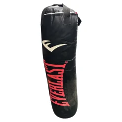 Used Everlast 100 LB BAG Boxing Heavy Bag Black 100 lb