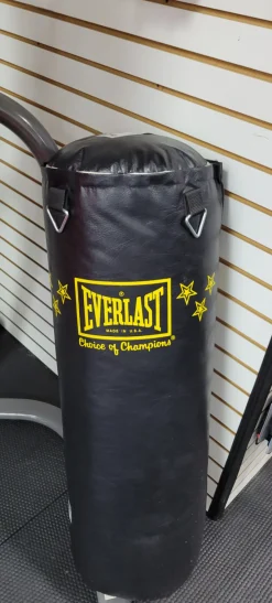 Used Everlast 80LB Boxing Heavy Bag Black 80 lb