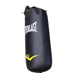 Used Everlast 40 LB HEAVY BAG Boxing Heavy Bag Black 40 lb
